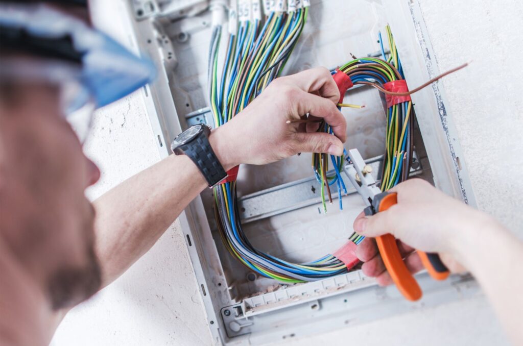 Electrical panel upgrade inspection